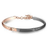 Bracciale Uomo Brosway BCS12 Celesta in Acciaio con Pvd Gun Satinato