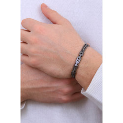 Bracciale Brosway Uomo INK BIK101 in Acciaio 316L con Pvd Gun Metal