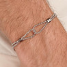 Bracciale Uomo Brosway Poseidon BPN13 in Acciaio Silver Infinito
