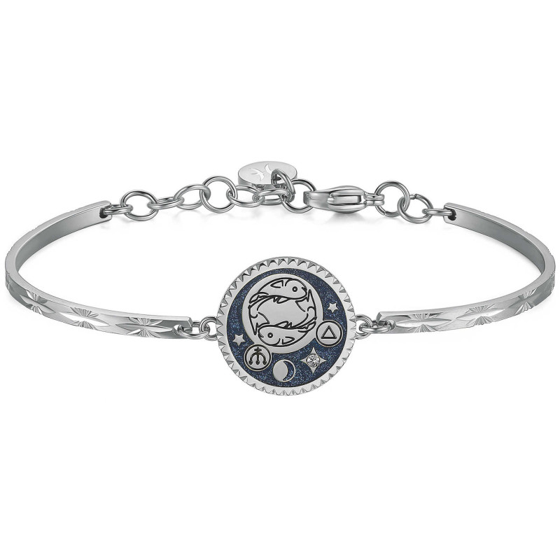 BRACCIALE DONNA BROSWAY ZODIACO PESCI BHK378 IN ACCIAIO 316 BRACCIALE DONNA BROSWAY ZODIACO PESCI BHK378 IN ACCIAIO 316