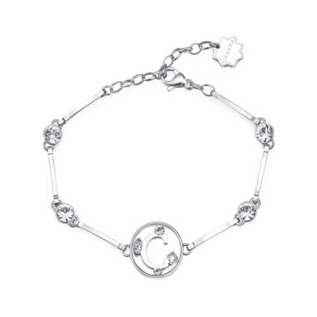 BRACCIALE DONNA IN ACCIAIO INIZIALE C BHkb051