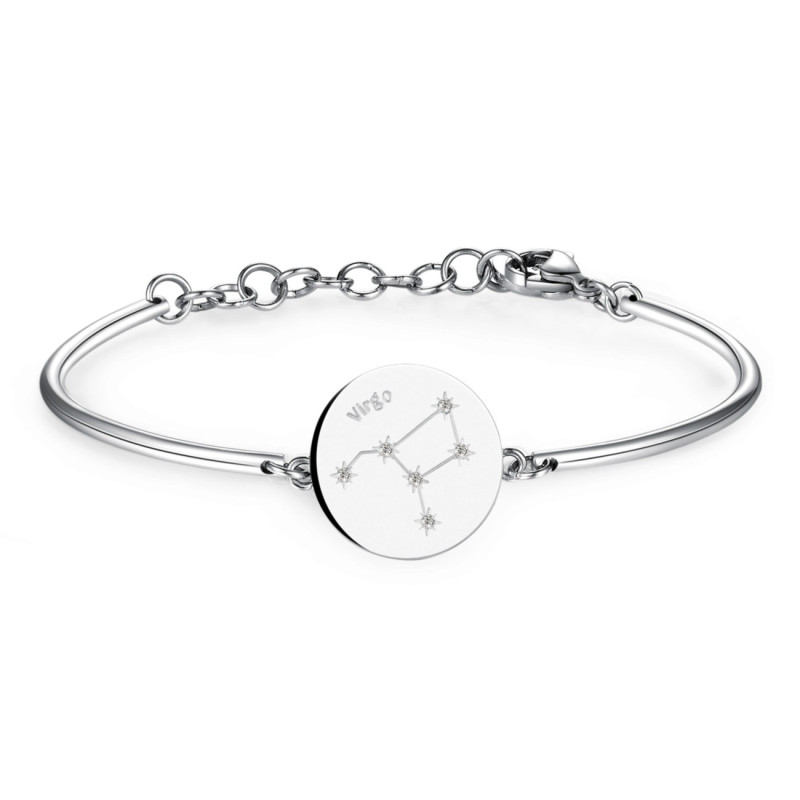 BRACCIALE DONNA ZODIACO VERGINE BHK16 IN ACCIAIO BRACCIALE DONNA ZODIACO VERGINE BHK16 IN ACCIAIO