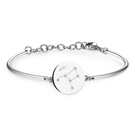 BRACCIALE DONNA ZODIACO VERGINE BHK16 IN ACCIAIO