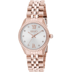 Solo Tempo Woman liujo Tiny TLJ1139 Rose Gold Steel Watch