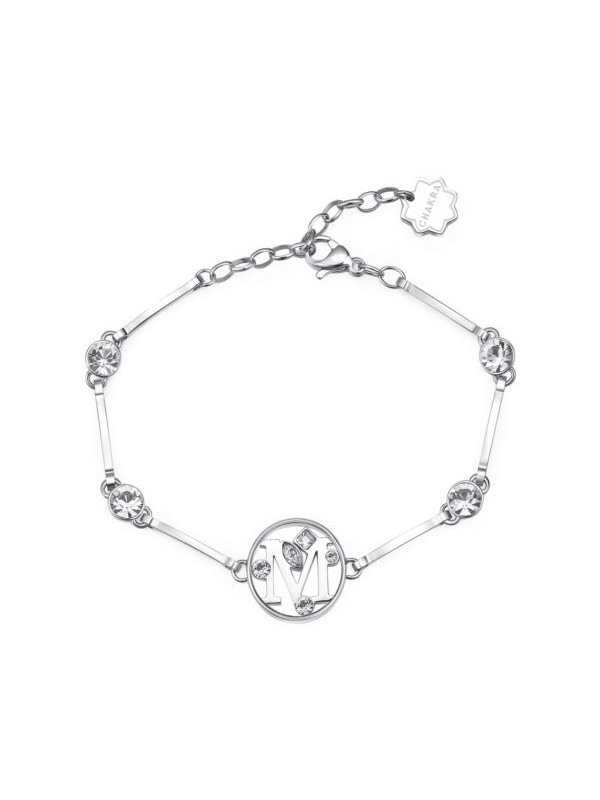 Women's initial bracelet letter or Brosway BHKb063 CHAKRA, made of 316L steel