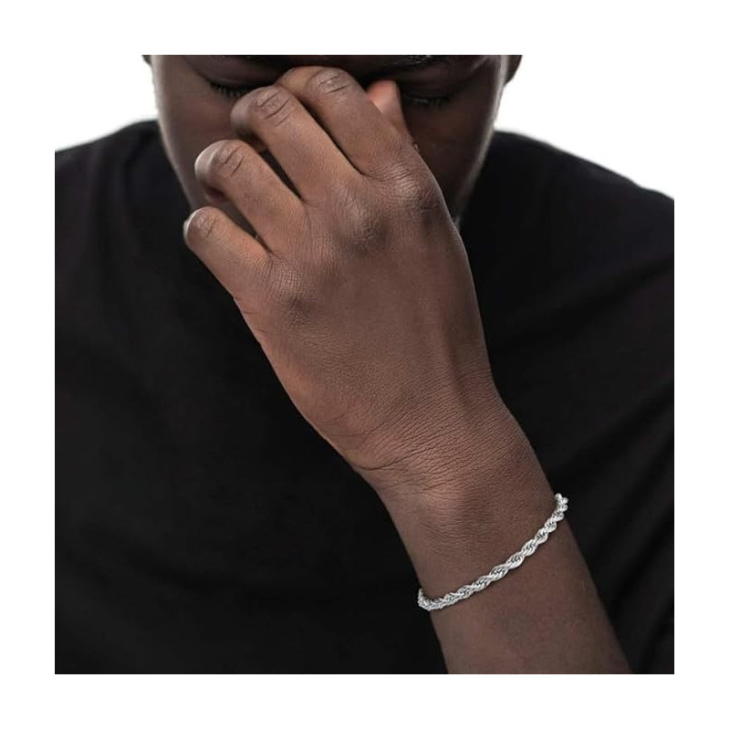 bracciali Catena uomo Argento 925 gioielli Boccadamo Classic MBR170