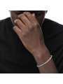 Bracciale Donna Marlù 30BR0013 Catena Corda in Acciaio Silver 21cm