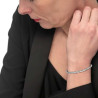 Bracciale Donna Marlù 30BR0013 Catena Corda in Acciaio Silver 21cm
