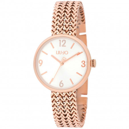 Solo Tempo Woman LiuJo Encadrè TLJ2074 Steel Watch Silver Color