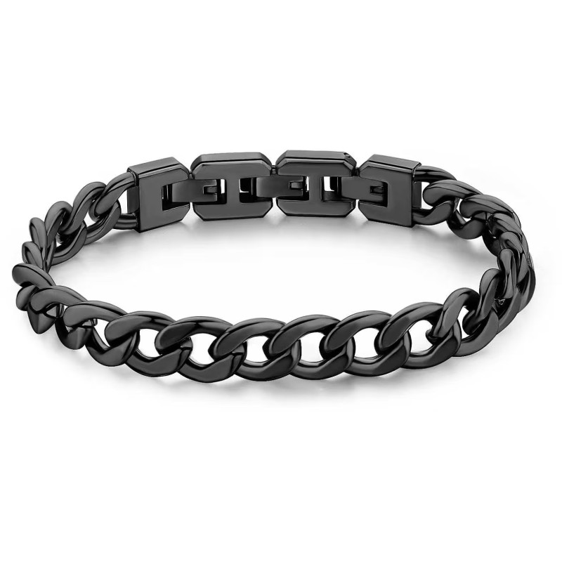 Brosway Bracciale Uomo BIK98 Ink in Acciaio Pvd Nero Catena 21 cm Brosway Bracciale Uomo BIK98 Ink in Acciaio Pvd Nero Catena 21 cm