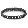 Brosway Bracciale Uomo BIK98 Ink in Acciaio Pvd Nero Catena 21 cm