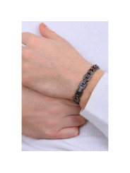 Brosway Bracciale Uomo BIK98 Ink in Acciaio Pvd Nero Catena 21 cm