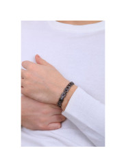 Brosway Bracciale Uomo BIK98 Ink in Acciaio Pvd Nero Catena 21 cm