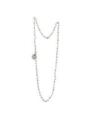 Collana Donna Maria Cristina Sterling G4272C Perle Bianche e Argento 925%ne Cuore