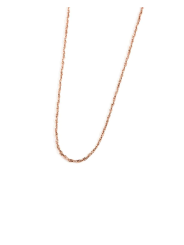 Collana Donna Marlù Be Woman 2CA0020R Catena Twist in Acciaio Colore Oro Rosa