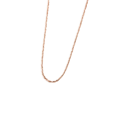 Collana Donna Marlù Be Woman 2CA0020R Catena Twist in Acciaio Colore Oro Rosa