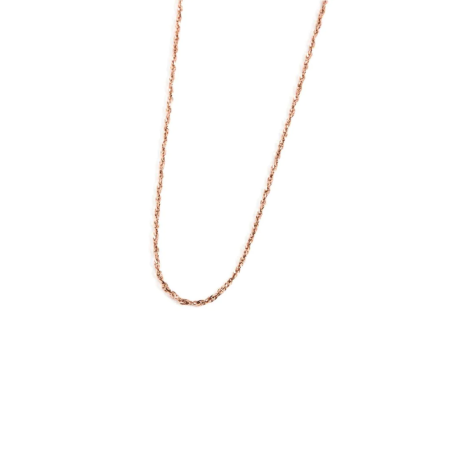 Collana Donna Marlù Be Woman 2CA0020R Catena Twist in Acciaio Colore Oro Rosa