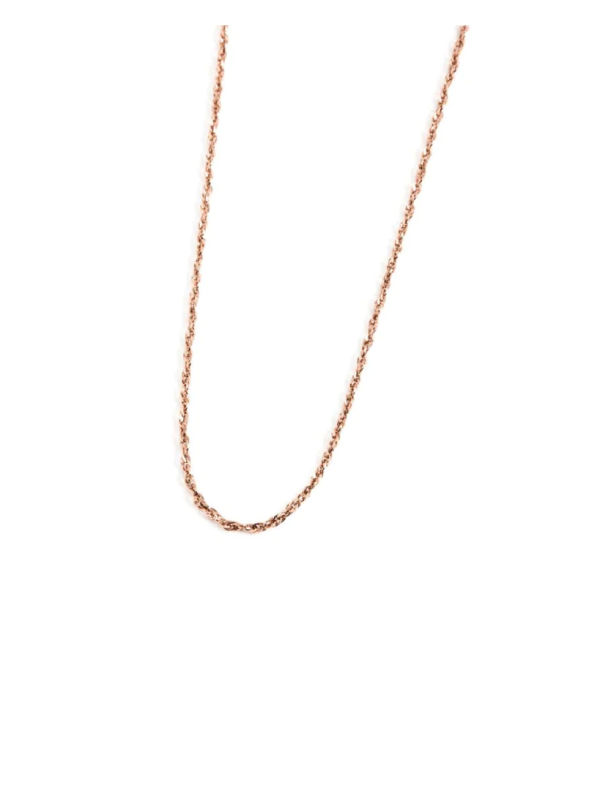 Collana Donna Marlù Be Woman 2CA0020R Catena Twist in Acciaio Colore Oro Rosa