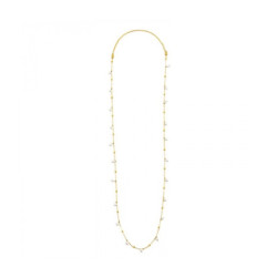 Collana Donna Marlù Be Woman 2CO0067G-W in Acciaio Colore Oro Giallo con Perline