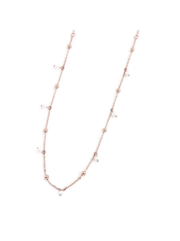 Collana Donna Marlù Be Woman 2CO0069R-W in Acciaio Colore Oro Rosa