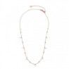 Collana Donna Marlù Be Woman 2CO0069R-W in Acciaio Colore Oro Rosa con Perle