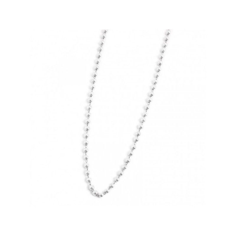 Collana Donna Marlù Be Woman 2CA0032-W in Acciaio Colore Argento con Perle Collana Donna Marlù Be Woman 2CA0032-W in Acciaio Colore Argento con Perle