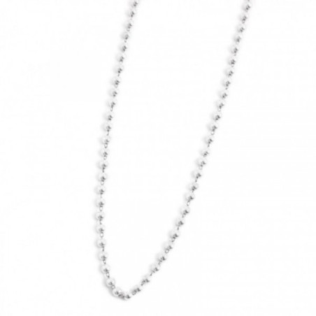 Collana Donna Marlù Be Woman 2CA0032-W in Acciaio Colore Argento con Perle