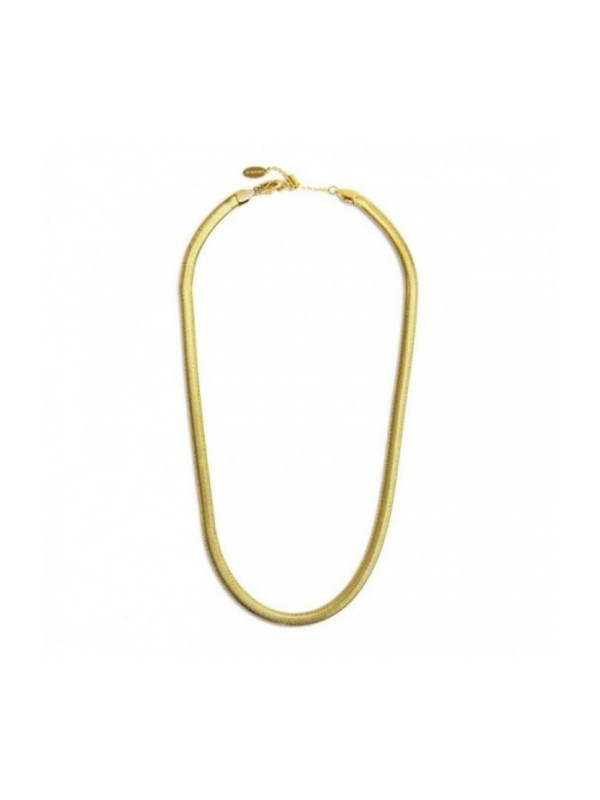 Collana Donna Marlù Be Woman 2CA0028G Catena Snake in Acciaio Colore Oro