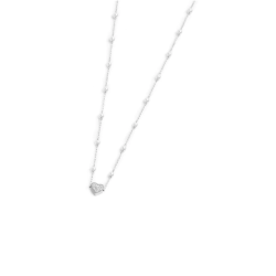 Collana Donna Marlù Nel Mio Cuore 15CN032-W in Acciaio Silver Cuore con Cristall