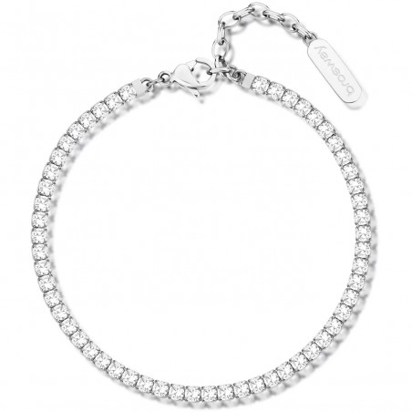 Bracciale Donna Brosway Desideri BEI080 in Acciaio Core Silver con Zirconi