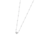 Collana Donna Marlù Nel Mio Cuore 15CN032-W in Acciaio Silver Cuore con Cristall