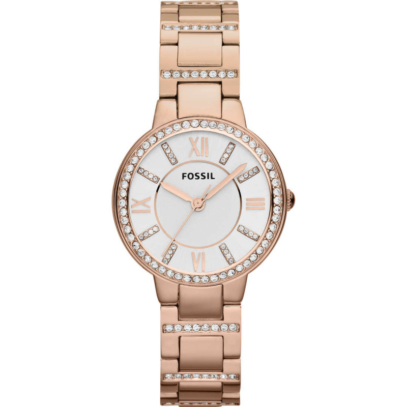 orologio solo tempo donna fossil virginia 28 mm es3284 orologio solo tempo donna fossil virginia 28 mm es3284