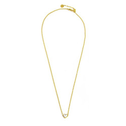 Collana Donna Marlù Nel Mio Cuore 15CN034G-W in Acciaio Pvd Oro con Cuore