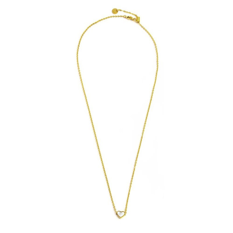 Collana Donna Marlù Nel Mio Cuore 15CN034G-W in Acciaio Pvd Oro con Cuore Collana Donna Marlù Nel Mio Cuore 15CN034G-W in Acciaio Pvd Oro con Cuore