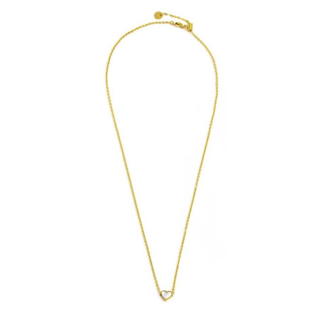 Collana Donna Marlù Nel Mio Cuore 15CN034G-W in Acciaio Pvd Oro con Cuore