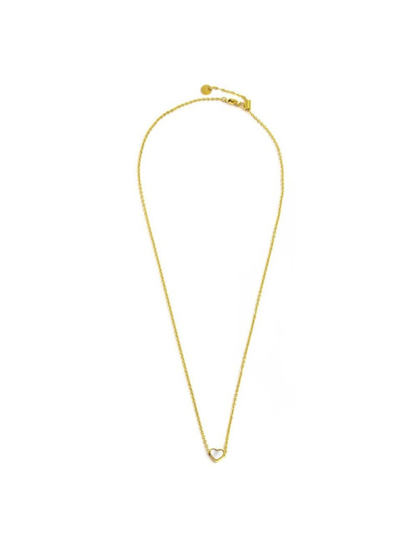 Collana Donna Marlù Nel Mio Cuore 15CN034G-W in Acciaio Pvd Oro con Cuore