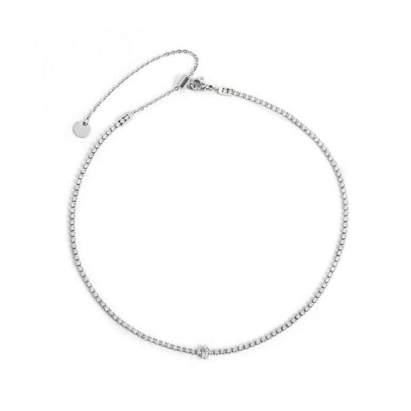 Collana Marlù 2CO0076-W Tennis Silver con Zircone Bianco | Collane Marlù