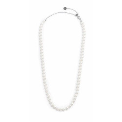 Collana Donna Marlù 30CN0005-W in Acciaio con Perle Bianche