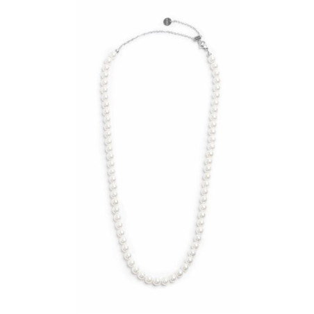 Collana Donna Marlù 30CN0005-W in Acciaio con Perle Bianche