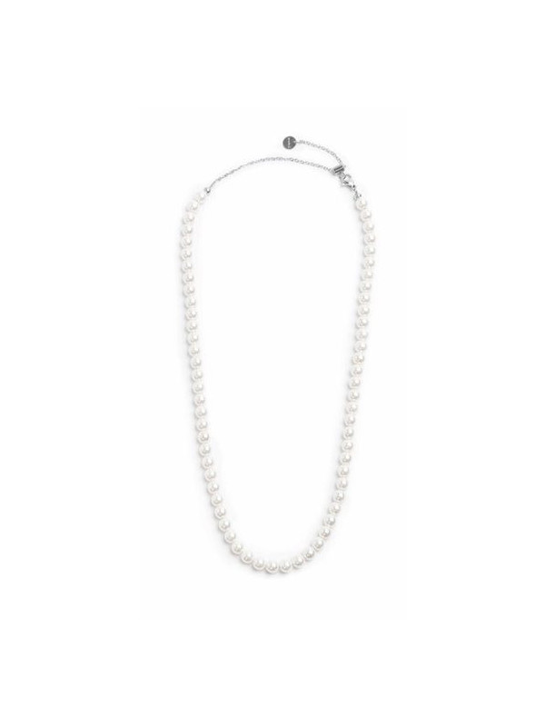 Collana Donna Marlù 30CN0005-W in Acciaio con Perle Bianche