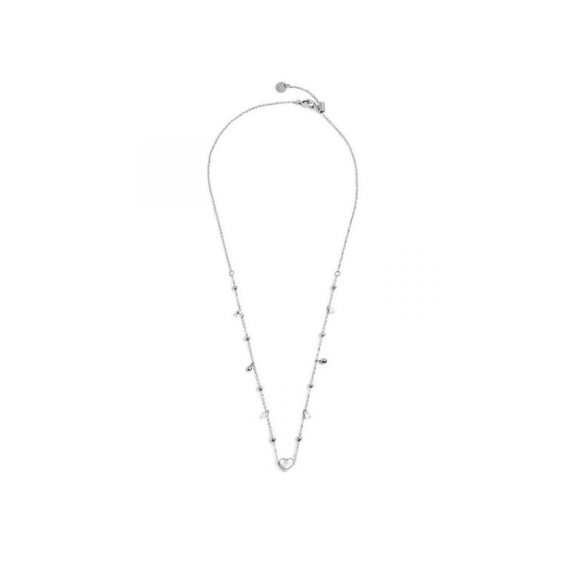 Collana Donna Marlù 15CN033-W in Acciaio Silver con Cuore Centrale Perla Bianca Collana Donna Marlù 15CN033-W in Acciaio Silver con Cuore Centrale Perla Bianca