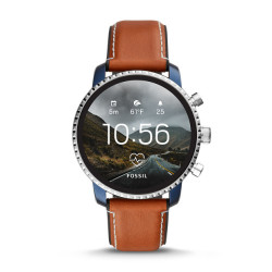 orologio smartwatch uomo fossil q explorist hr 44mm ftw4016