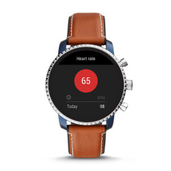 orologio smartwatch uomo fossil q explorist hr 44mm ftw4016