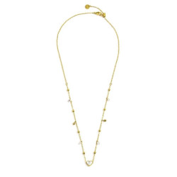 Collana Marlù Donna 15CN033G-W Acciaio Oro giallo Madreperla