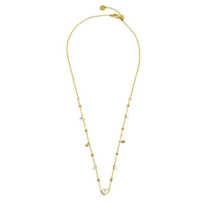Collana Marlù Donna 15CN033G-W Acciaio Oro giallo Madreperla Collana Marlù Donna 15CN033G-W Acciaio Oro giallo Madreperla