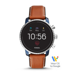 orologio smartwatch uomo fossil q explorist hr 44mm ftw4016