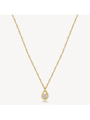 Collana Donna Brosway Ribbon BBN30 in Acciaio Pvd Oro Giallo