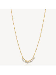Collana Donna Brosway Symphonia BYM150 in Acciaio Pvd Oro con Cristalli