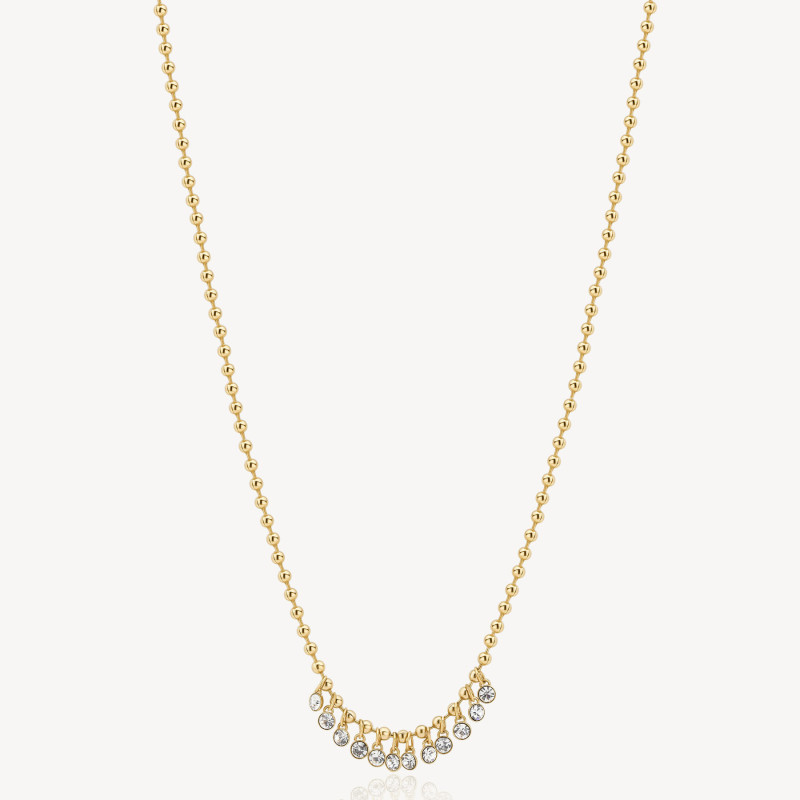 Collana Donna Brosway Symphonia BYM150 in Acciaio Pvd Oro con Cristalli Collana Donna Brosway Symphonia BYM150 in Acciaio Pvd Oro con Cristalli