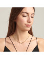 Collana Donna Brosway Symphonia BYM150 in Acciaio Pvd Oro con Cristalli